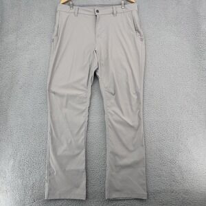 Stio Men's Outdoor Hiking Pants 36R Gray Stretch Nylon Trail Casual